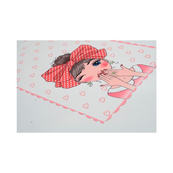 Bieżnik z mikrowłókna Minimalist Cushion Covers Cute Girl, 45x145 cm-image-1
