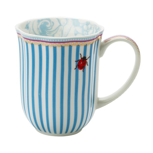 Porcelanowy kubek Stripie Lisbeth Dahl, 2 szt.-image-1