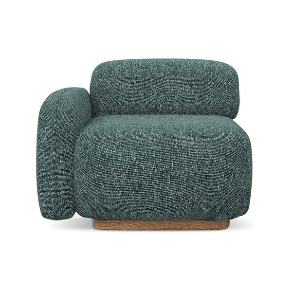 Turkusowy moduł sofy (lewostronny) Ailani – Makamii