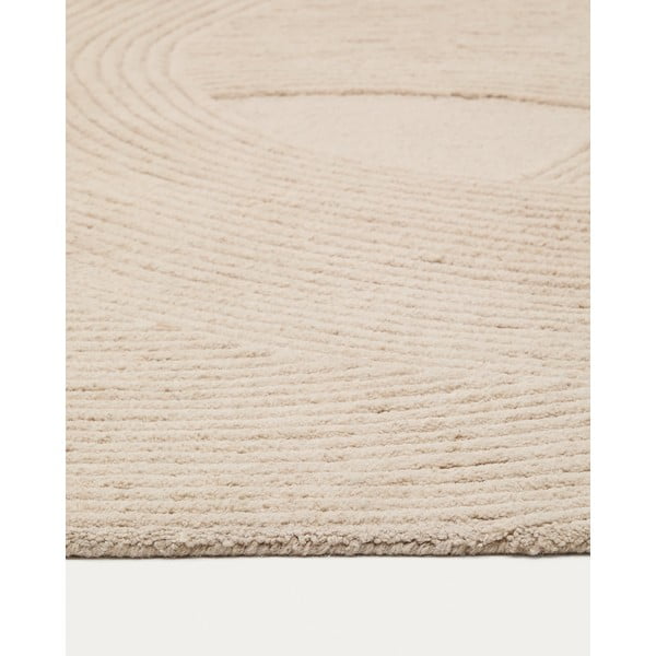 Kremowy wełniany dywan tkany ręcznie 160x230 cm Domm – Kave Home-image-2