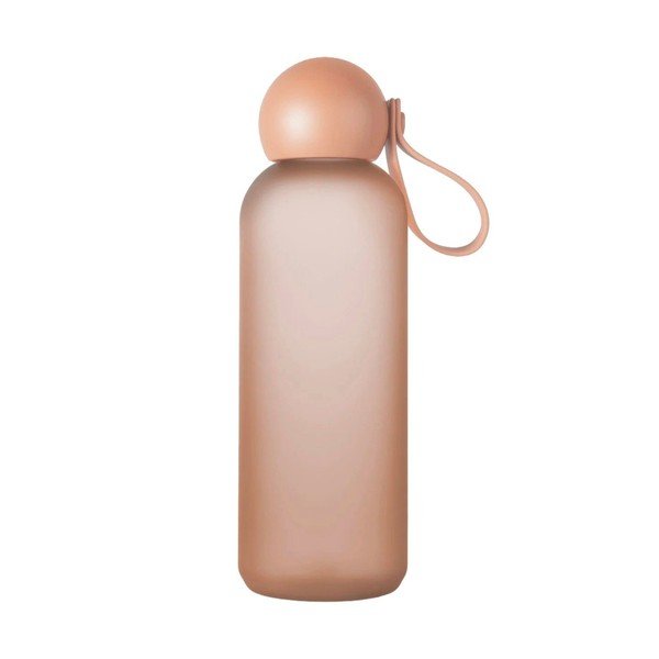 Jasnoróżowa podróżna butelka z plastiku z recyklingu 650 ml Tom – Sagaform