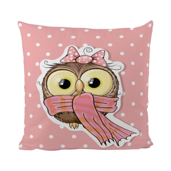 Poduszka
  Pink Owl, 50x50 cm