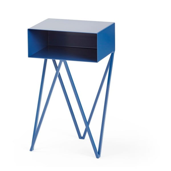 Niebieski stolik nocny &New Mini Robot
