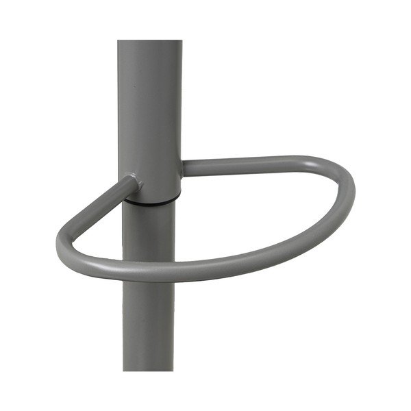 Szare hokery z imitacji skóry z regulowaną wysokością zestaw 2 szt. (wysokość siedziska 56,5 cm) – Casa Selección-image-2