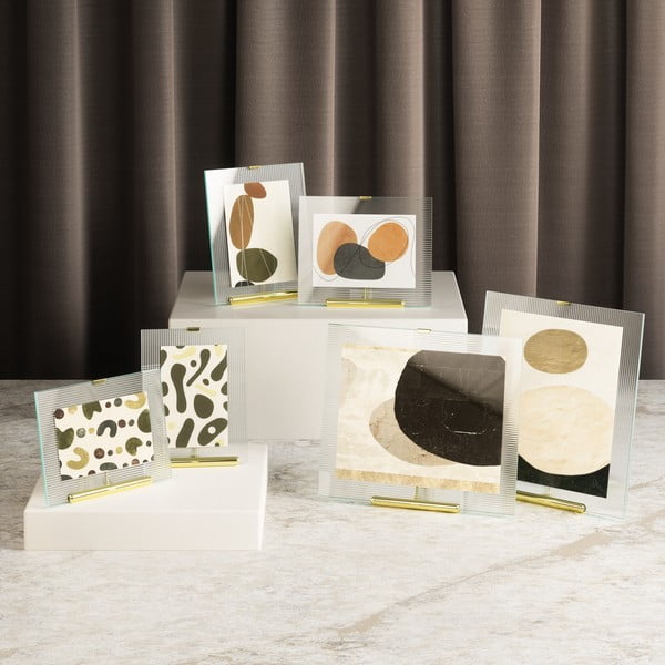 Szklana ramka stojąca w kolorze złota 16x20 cm Flute – Umbra-image-4