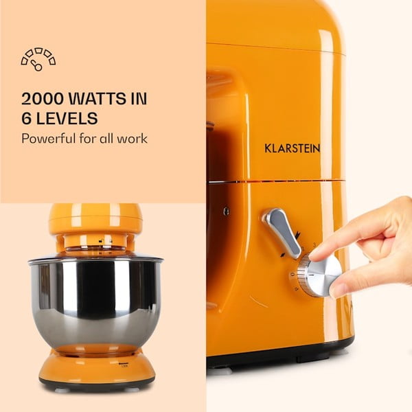 Pomarańczowy robot kuchenny Klarstein Bella-image-3
