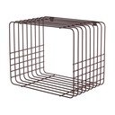 Bordowa wielopoziomowa metalowa półka 38 cm Store-It – Mette Ditmer Denmark
