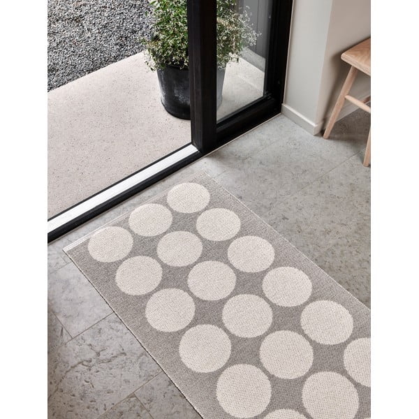 Beżowo-kremowy chodnik odpowiedni na zewnątrz 70x160 cm Hugo Linen Vanilla – Pappelina-image-4