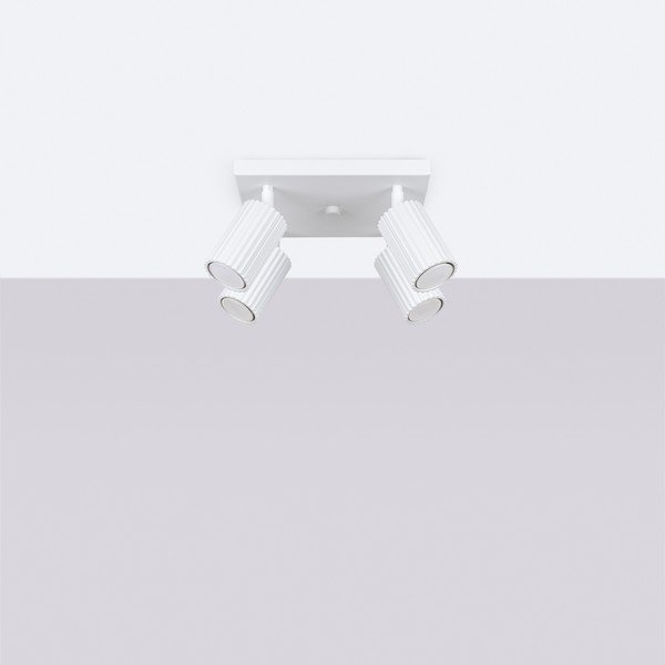 Biała lampa punktowa 25x25 cm Gleam – Sollux-image-4