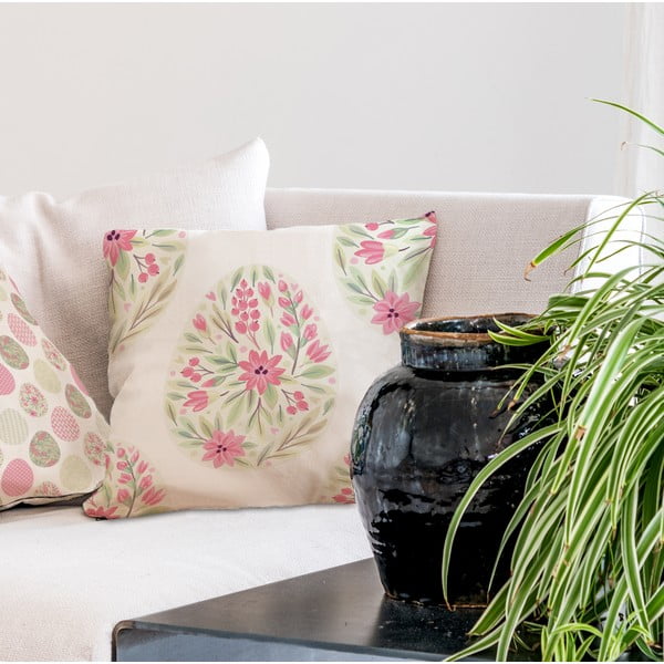 Poduszka Butter Kings z bawełny Spring Eggs IV., 45x45 cm-image-1