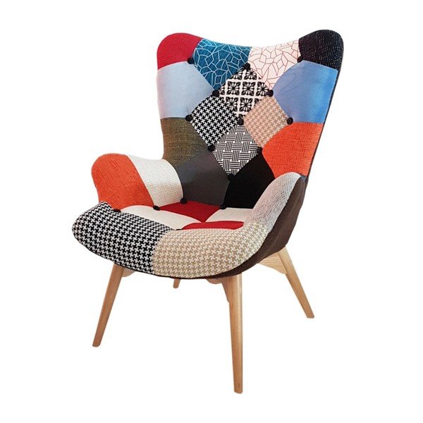 Patchworkowy fotel Castagnetti Fin-image-3