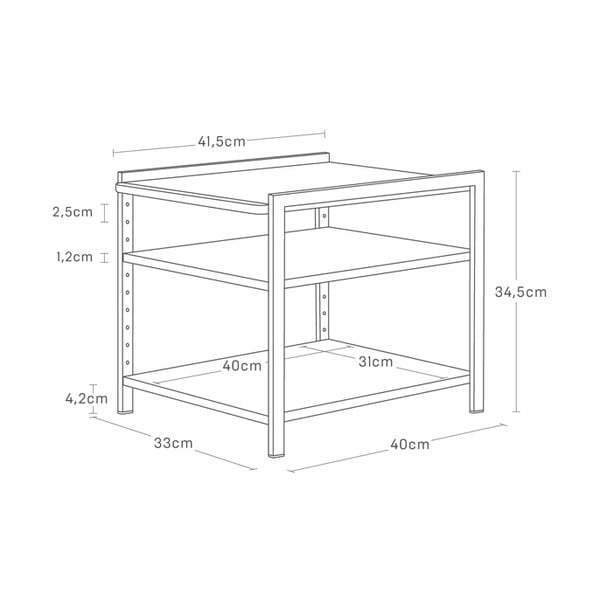 Metalowa dodatkowa półka Tower – YAMAZAKI-image-4