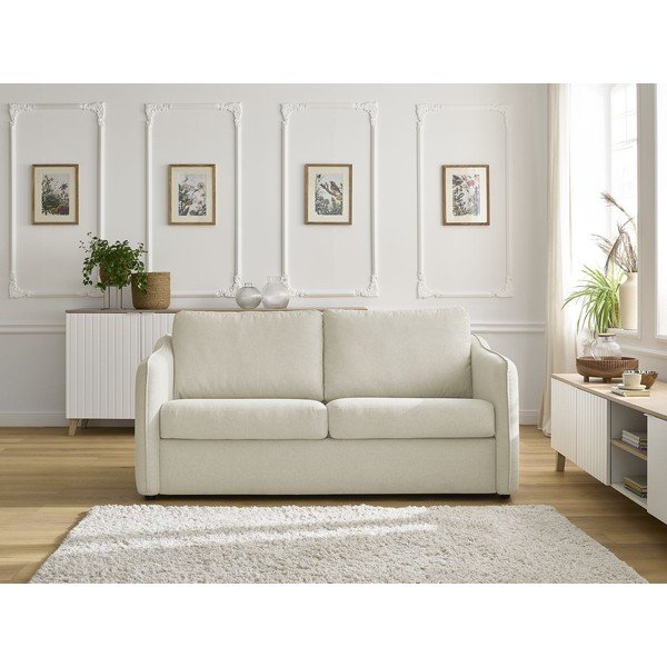 Beżowa sofa do spania/rozkładana 178 cm Lenny – Bobochic Paris-image-1