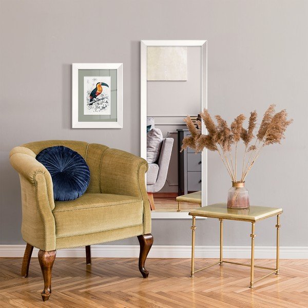 Lustro ścienne w białej ramie Styler Parisienne, 42x137 cm-image-2