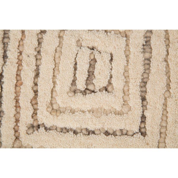 Dywan wełniany Maze, 120x170 cm, beżowy-image-4