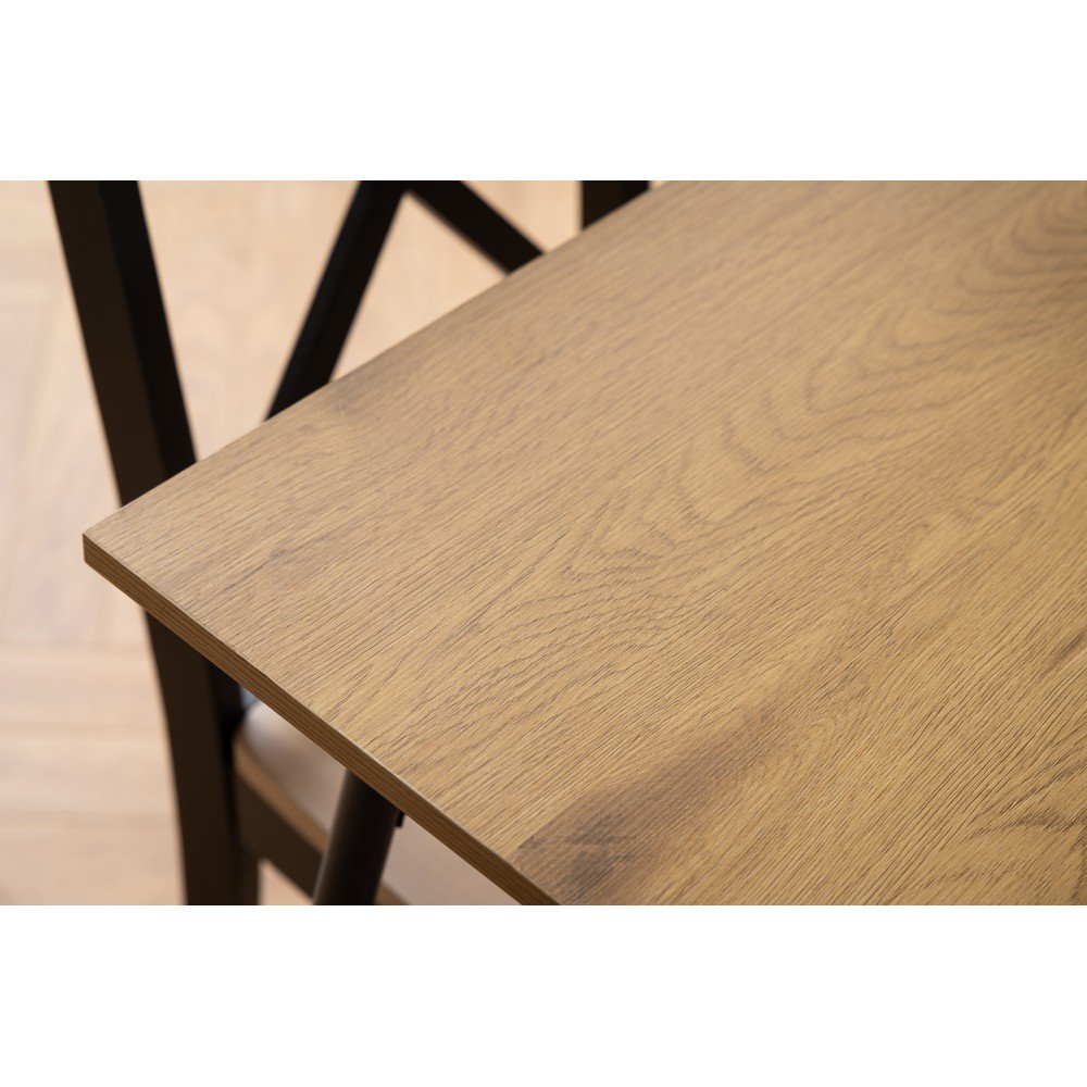 Stół z blatem w dekorze dębu 80x120 cm Peru – Actona (zdjęcie 8)