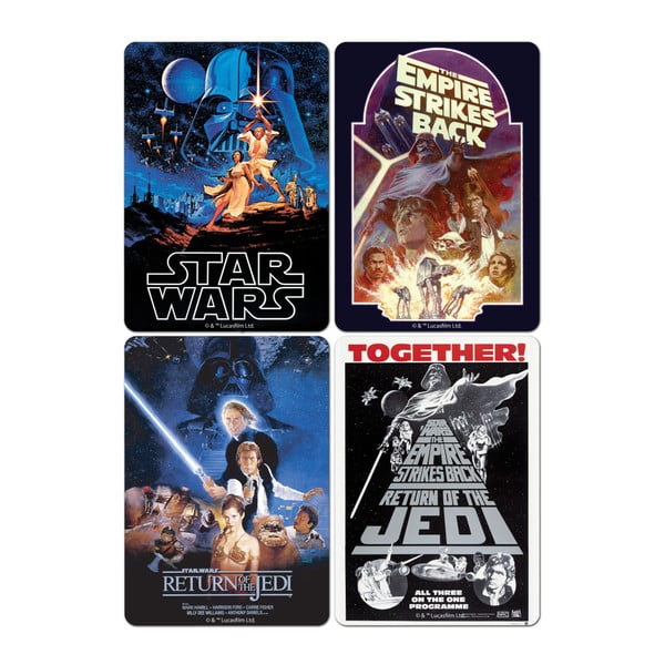 Zestaw 4 podkładek Star Wars™ Film Posters