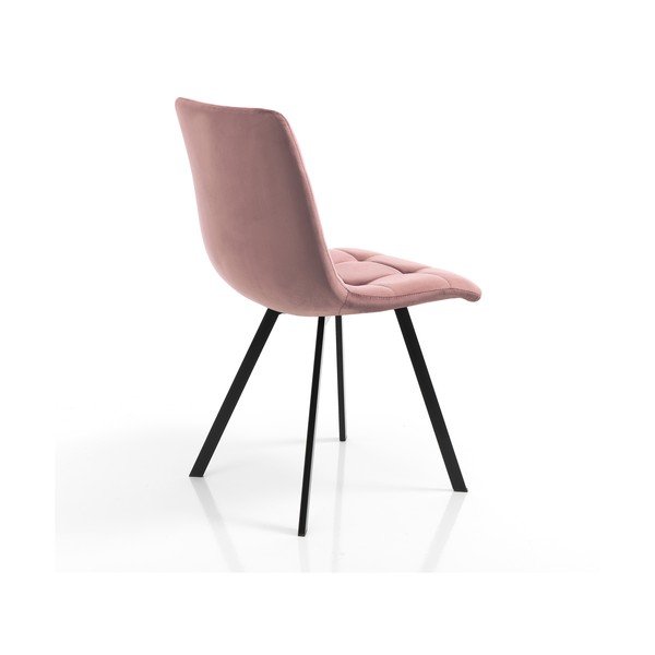 Różowe aksamitne krzesła zestaw 2 szt. Toffee – Tomasucci-image-3