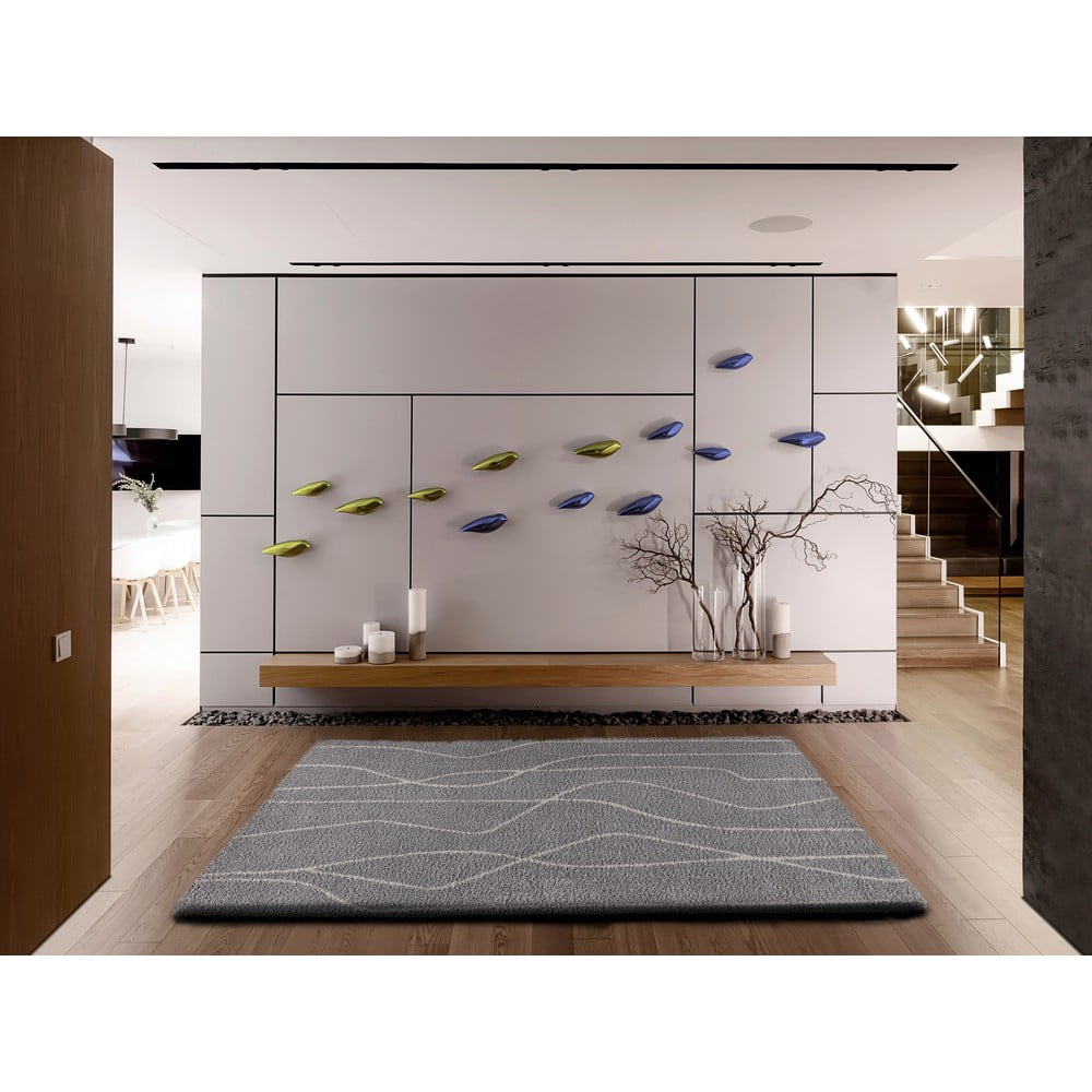 Szary dywan 120x180 cm Routa – Universal (zdjęcie 5)