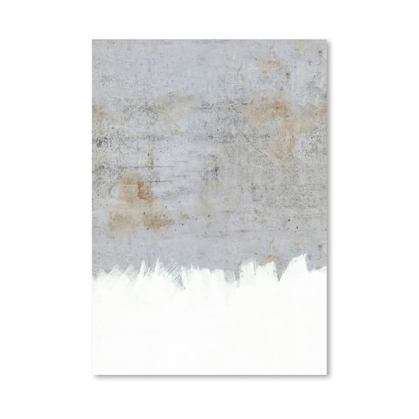 Plakat Americanflat Painting On Raw Concrete, 30x42 cm