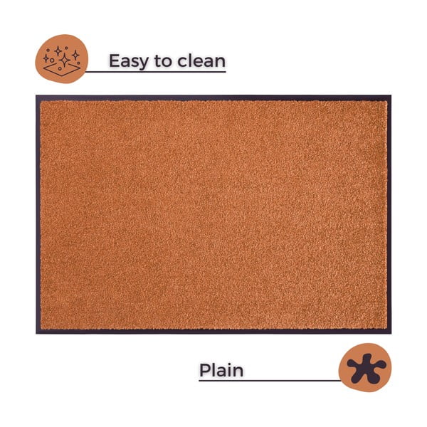 Pomarańczow wycieraczka Hanse Home Wash & Clean, 39x58 cm-image-3