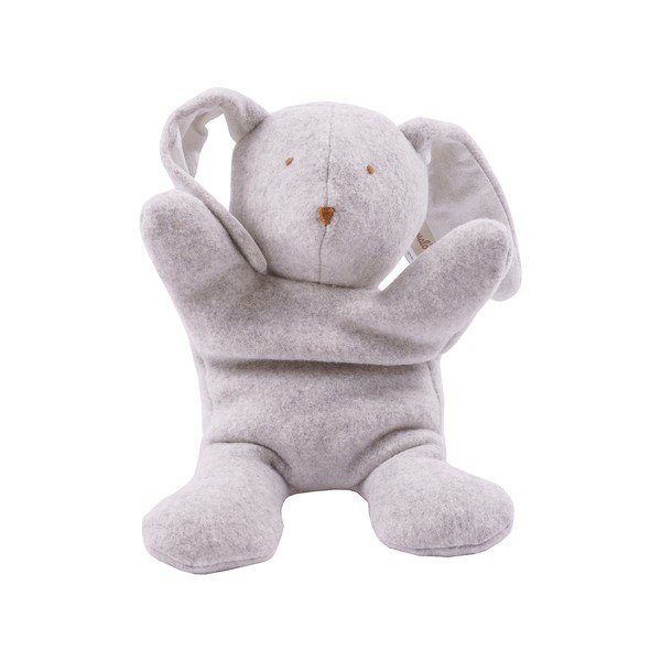 Jasnoszara przytulanka Rabbit – Malomi Kids-image-1