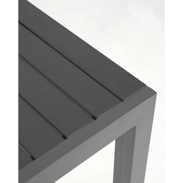 Szary aluminiowy stół zewnętrzny Kave Home Sirley, 70x70 cm-image-3