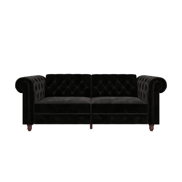Czarna sofa rozkładana 227 cm Felix – Støraa