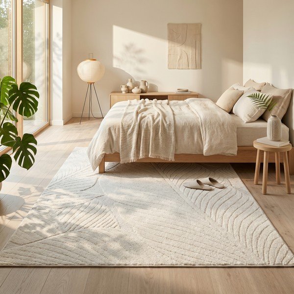 Kremowy dywan 160x230 cm Lamina – ESTE-image-1