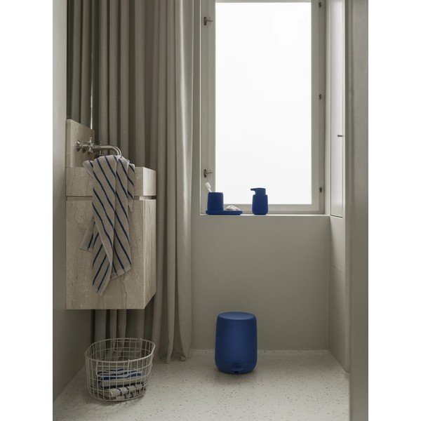 Niebieski dozownik do mydła ceramiczny 250 ml Sono – Blomus-image-1