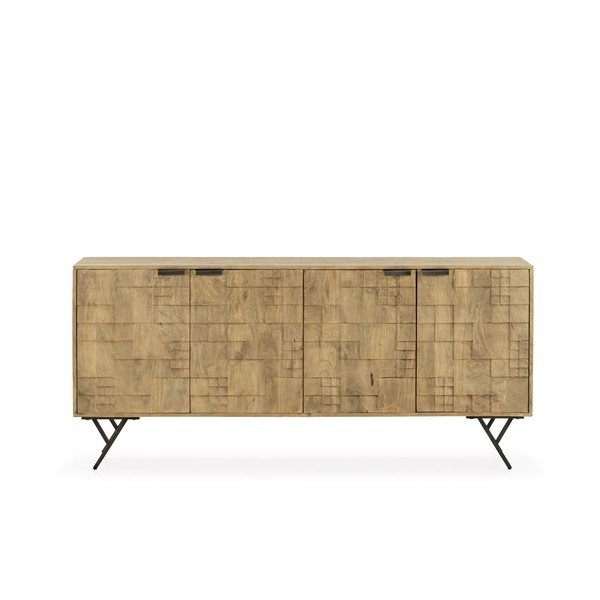 Komoda z litego drewna mango w naturalnym kolorze 175x78x40 cm Priya – MOME-image-3