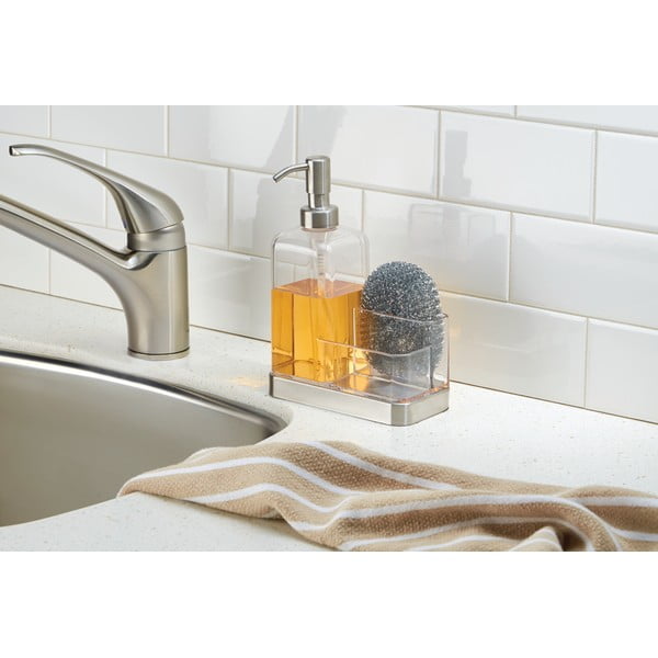 Pojemnik na gąbki i dozownik do mydła iDesign Forma-image-1