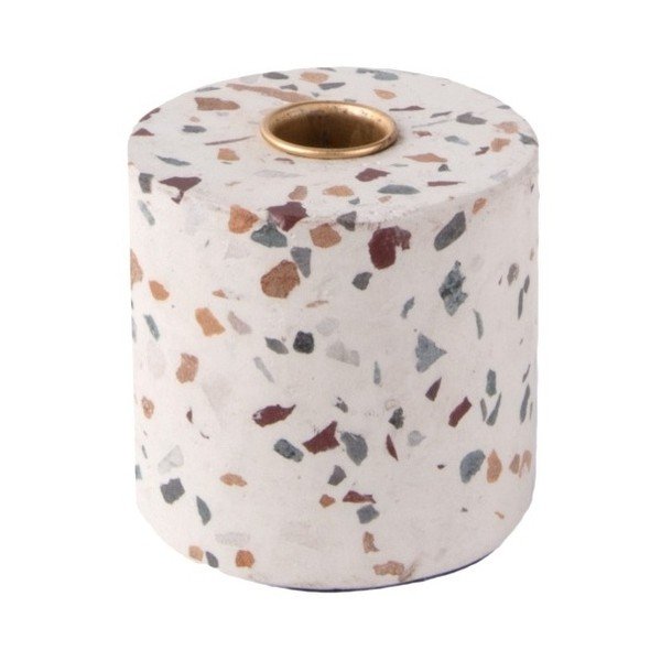 Ręcznie wykonany świecznik PT LIVING Terrazzo Trois, wys. 7,5 cm