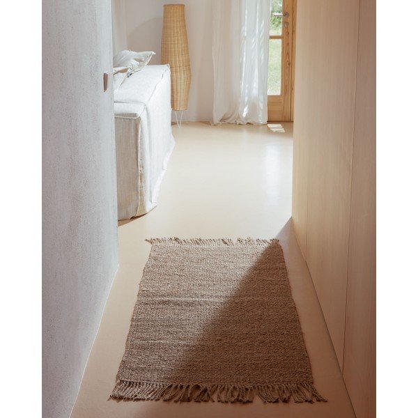 Dywan z juty w neutralnym kolorze 70x140 cm Alfombra – Kave Home-image-4