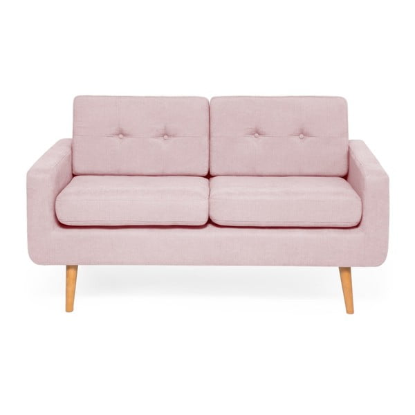 Różowa sofa Vivonita Ina, 143 cm
