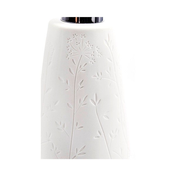 Biały ceramiczny dozownik do mydła Wenko Flora-image-1