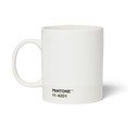 Biały porcelanowy kubek 375 ml Cortado Cloud Dancer 11-4201  – Pantone