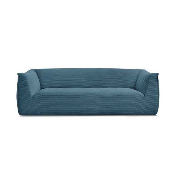 Niebieska sztruksowa sofa 242 cm Giorgia – Bobochic Paris