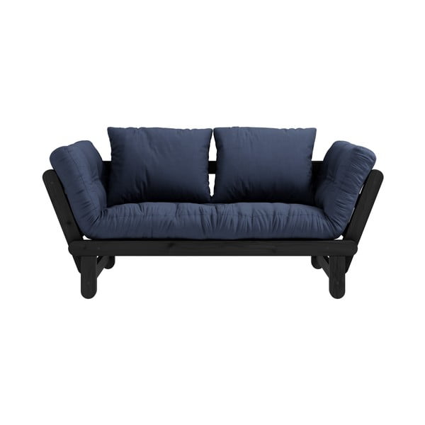 Sofa rozkładana z ciemnoniebieskim obiciem Karup Design Beat Black/Navy
