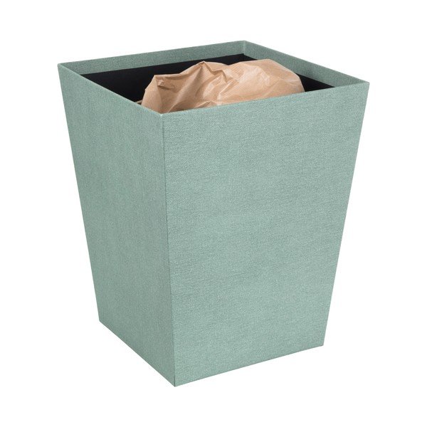 Zielononiebieski kosz na śmieci Sofia Canvas Paper Laminate – Bigso-image-4