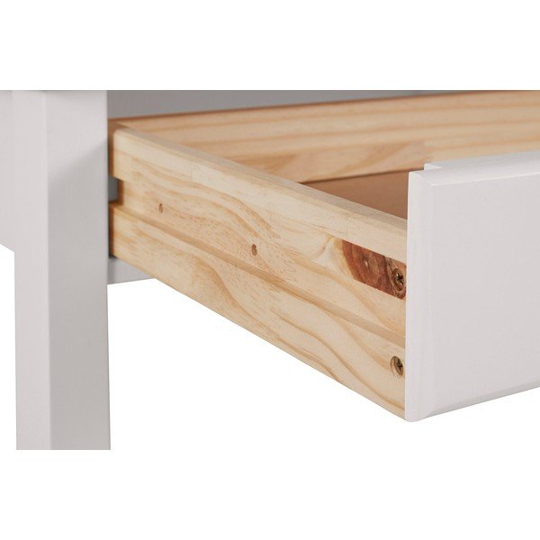 Białe biurko z drewna sosnowego Støraa Gava, dł. 140 cm-image-4