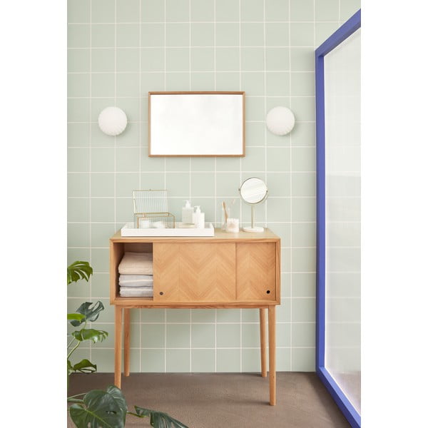 Biały kinkiet Kumu – Hübsch-image-1