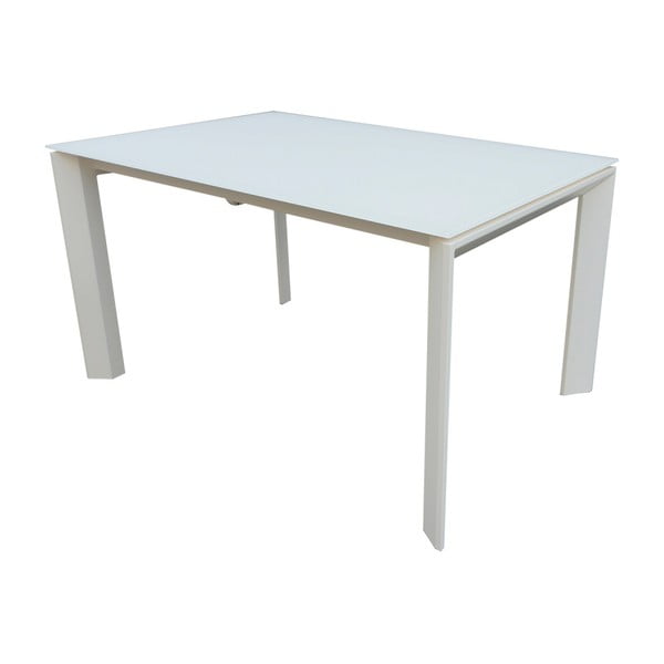 Biały stół rozkładany sømcasa Nicola, 140 x 90 cm