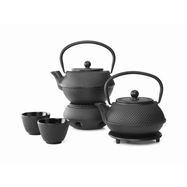 Czarny żeliwny podgrzewacz do herbaty Bredemeijer Jang, ⌀ 14,4 cm-image-4