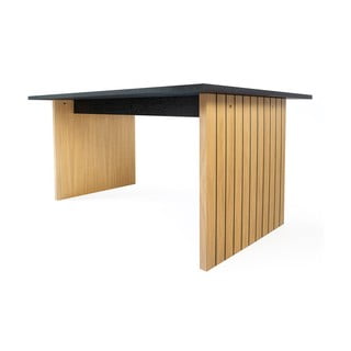 Stół z blatem w dekorze dębu 90x160 cm Stripe – Woodman