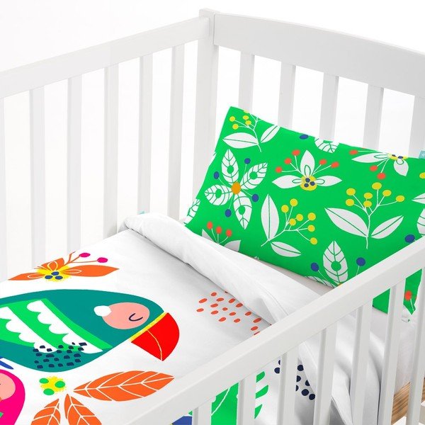 Pościel Moshi Moshi Pretty Parrots, 100x135 cm-image-1