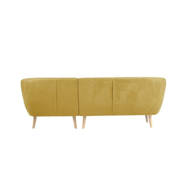 Żółta sofa z szezlongiem po prawej stronie Mazzini Sofas Sardaigne-image-2