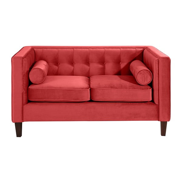 Czerwona sofa Max Winzer Jeronimo, 154 cm