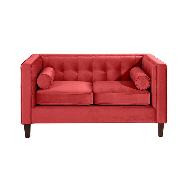 Czerwona sofa Max Winzer Jeronimo, 154 cm
