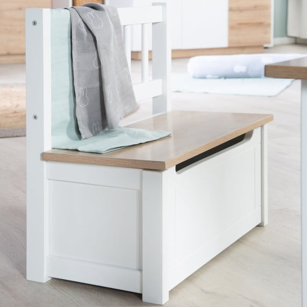 Biała ławka dziecięca Woody – Roba-image-3